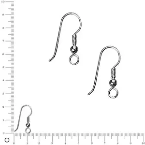 Rayher Crochets d'oreille - argenté - 2 cm - 4 pcsVendu parscrapmalin