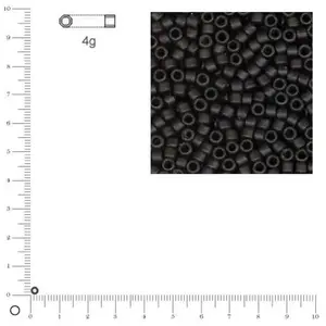 Comparateur de prix : Rayher Miyuki Delicas 10/0 métallique dépoli - Gris acier DBM0321 MAT - 4 g
