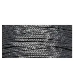 Rayher Cordon ciré armé nylon - gris foncé - 0,6 mm - 10 m pas cher