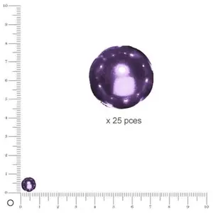 Comparateur de prix : Rayher Renaissance 14402308 Lot de 25 Perles de Cire en Verre 8 mm