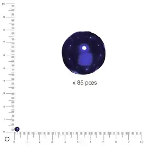 Rayher Hobby 14400316 Renaissance Verre Perles de Cire, 4 mm ø, boîte 85 pièces, Prune pas cher