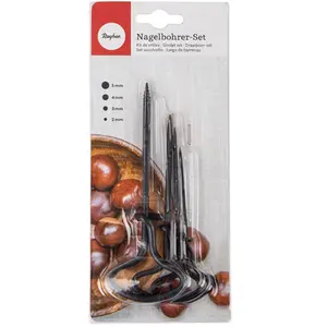Comparateur de prix : Rayher Kit 4 vrilles Ø 2-3-4-5 mm
