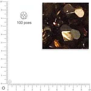 Comparateur de prix : Rayher 14200532 convexes en verre perle Weber, à 4 mm, irisé, Nougat