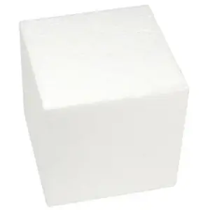 Comparateur de prix : Cube en polystyrène 15x15x15cm rayher