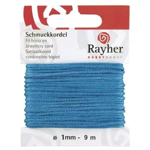 Rayher Cordon à bijoux - Turquoise - 1 mm x 20 m pas cher