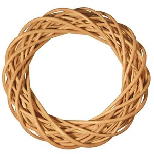 Rayher Couronne en osier, pelée, ø 25cm x 6cm, {couleur} pas cher