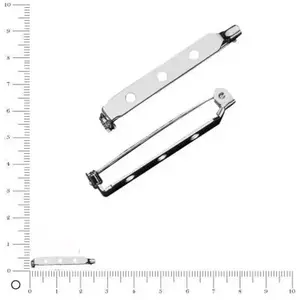 Comparateur de prix : Rayher Broche à coller épingle à nourrice - 25 mm - Argenté vieilli x 6