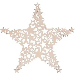 Comparateur de prix : Rayher Étoile décorative en bois ø 21,7cm