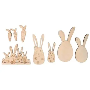 Rayher Lapins de Pâques et amis en Bois - 8 pcsVendu parscrapmalin