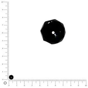 Comparateur de prix : Rayher Rondelles facettées dépolies - Noir - 6 x 3 mm x 40 pces