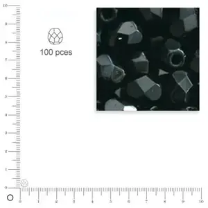 Comparateur de prix : Rayher Facettes dépolies - Noir - 4 mm x 100 pces