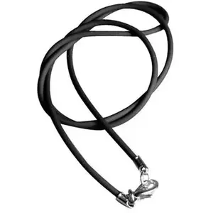 Rayher Collier en caoutchouc - 42 cm Ø 2 mm - NoirVendu parscrapmalin