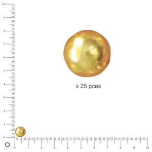 Comparateur de prix : Rayher Renaissance 14402161 Lot de 25 Perles de Cire en Verre 8 mm