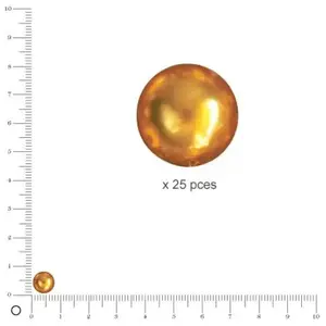 Comparateur de prix : Rayher Perles Renaissance - Jaune d'or - Ø 8 mm x 25 pces