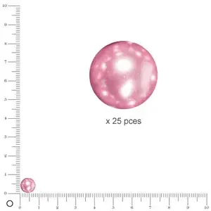 Comparateur de prix : Rayher 14402310 Renaissance Lot de 25 Perles de Cire en Verre 8 mm