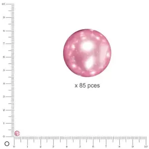 Comparateur de prix : Rayher 14400310 Renaissance Lot de 85 Perles en Cire de Verre Ø 4 mm