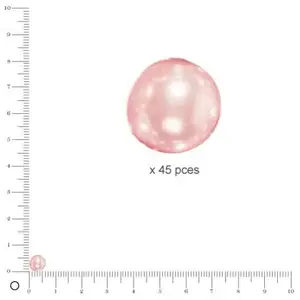 Comparateur de prix : Rayher Perles Renaissance - Rosé - Ø 6 mm x 45 pces