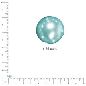 Comparateur de prix : Rayher Perles Renaissance - Turquoise - Ø 6 mm x 45 pces
