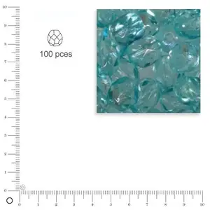 Comparateur de prix : Rayher Facettes dépolies - Turquoise - 3 mm x 100 pces