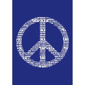 Rayher My style - Pochoir A4 - Peace pas cher