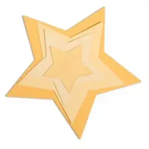 Sizzix Framelits Die Set - Etoiles - 5 pcs pas cher