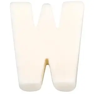 Rayher Savon - Lettre W - h. 4,5 cm
