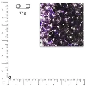 Comparateur de prix : Rayher Rocailles Two Tones - Rouge mûre - Ø 4 mm x 17 g