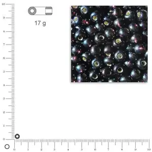 Rayher Rocailles rainbow intérieur argenté - Purple velvet - Ø 4 mm x 17 gVendu parscrapmalin