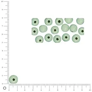 Rayher Perles en bois - Polies - Vert clair - 12 mm - 32 pcsVendu parscrapmalin