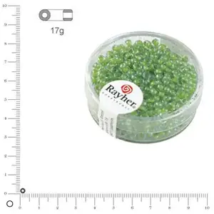 Comparateur de prix : Rayher 14312432 rocailles Arctique, Weber Gelüstert, 2,6 mm à , Boîte 17 g, Jade