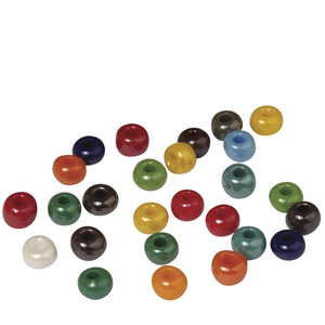 Perles en verre - Rayher - Assorties - Mixte - Couleurs variées - 100 pièces pas cher