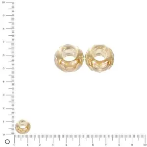 Rayher Perle en verre à facettes Magic Flair - Topaze clair - Ø 13 mmVendu parscrapmalin