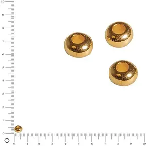 Rayher Perle en métal - doré - 6 mm - 6 pcsVendu parscrapmalin