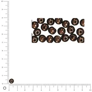 Comparateur de prix : Rayher Perles en bois - Polies - Brun foncé - 6 mm - 115 pcs