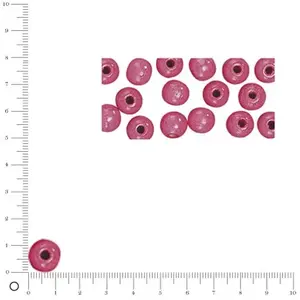 Comparateur de prix : Rayher Perles en bois - Polies - Rose foncé - 12 mm - 32 pcs