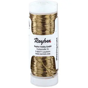 Comparateur de prix : Rayher Fil en laiton Ø 0.3 mm 80 m