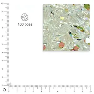 Comparateur de prix : Rayher Facettes dépolies - Cristal de roche - 3 mm x 100 pces