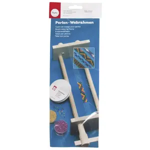 Comparateur de prix : Rayher Cadre de tissage pour perles, 25x15 cm, largeur de tissage 95 mm