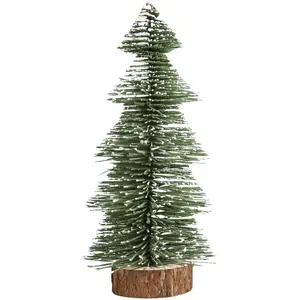 Rayher Sapin enneigé vert décoratif - Miniature 25 cm