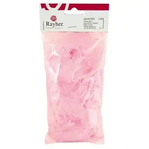 Rayher Plumes - Rose - 5-10 cm - 5 g pas cher