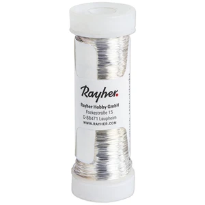 Comparateur de prix : Rayher Fil bijoux à crocheter - Argent - Ø 0,3 mm - Bobine 50 m