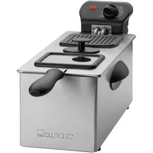 Clatronic Friteuse en acier inoxydable 3L avec vitre Clatronic FR 3587