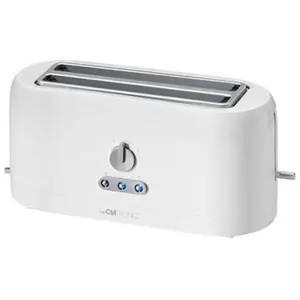 Clatronic TA 3534 Grille-pain 4 tranches 1400W Blanc pas cher