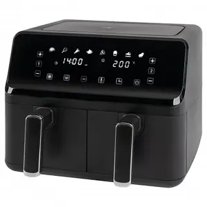 Double friteuse à air chaud 8L Noir Clatronic FR3804H-Noir TU pas cher