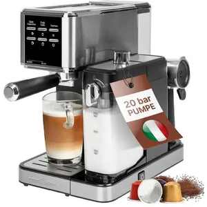 Comparateur de prix : ProfiCook® Machine à expresso 2 en 1 pour poudre de café et capsules c...