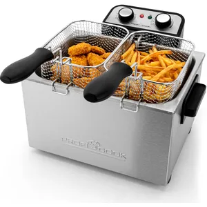 ProfiCook Double Friteuse 5L 3000W professionnelle Proficook PC-FR 1038 pas cher