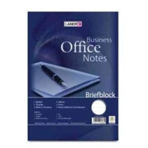 Landr bloc · lettres business office a4, 100 pages, ligne 100050262