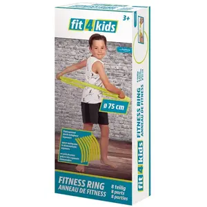 John Gym Fit4Kids Fitness Anneau Hula Hoop, 32387, Multicolore pas cher