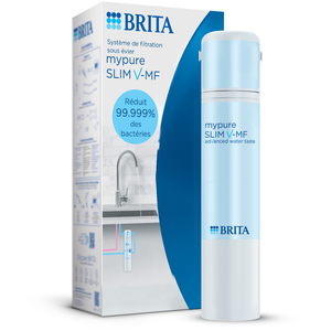 Systeme de filtration mypure fixation sous evier Brita 1052846 pas cher