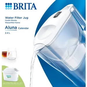 Brita - Carafe aluna calendar 2.4l + 2 filtres all-in-1 inclus 1055392 pas cher